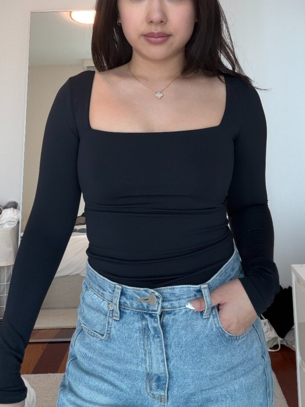 BABATON Contour. Original Contour Squareneck Hip Longsleeve